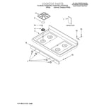 Roper FGP337HW0 gas range parts Sears PartsDirect