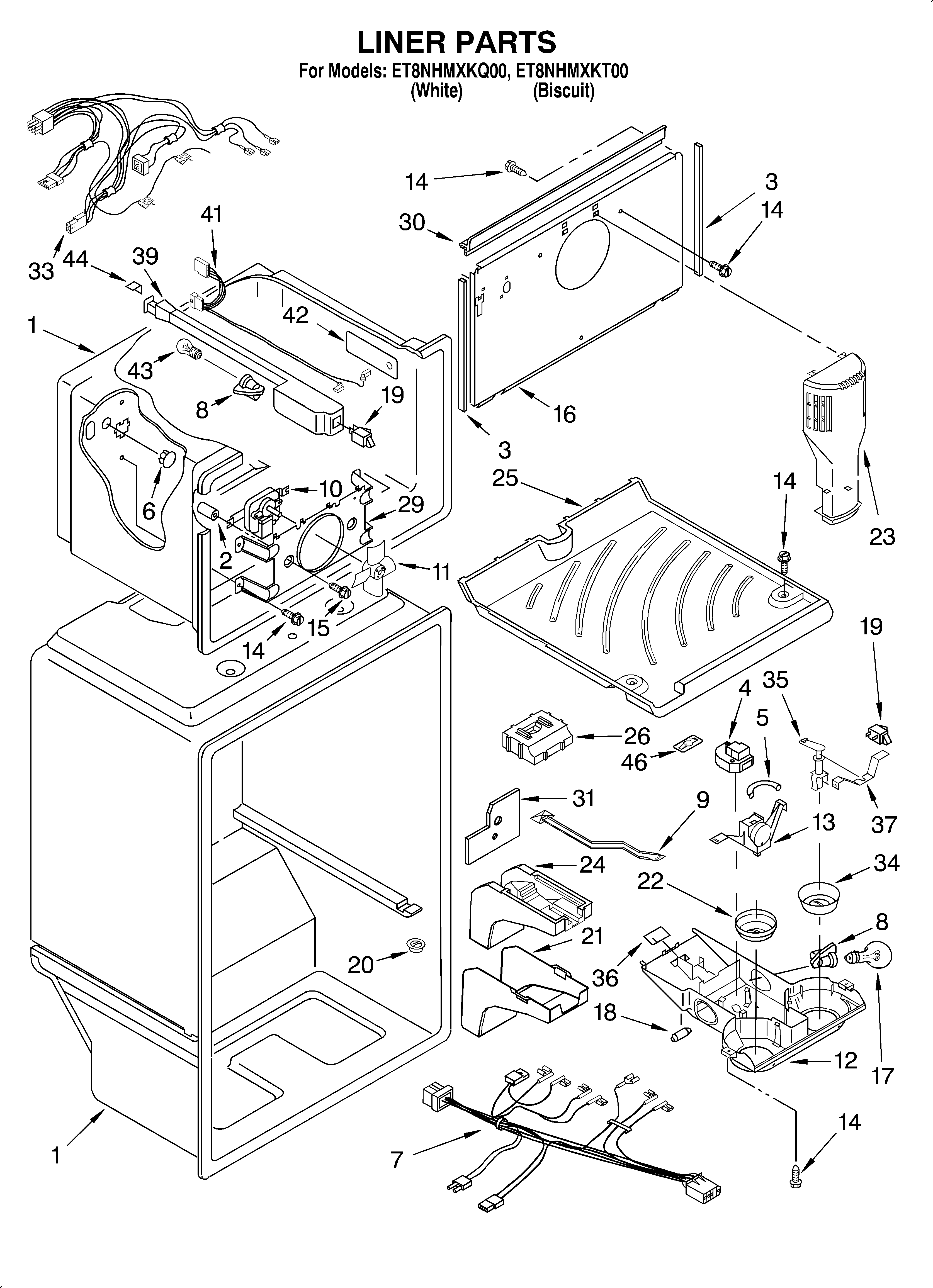 Whirlpool Parts: Whirlpool Refrigerator Ice Maker Parts Diagram