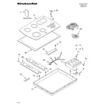KitchenAid KECC567KBL1 electric cooktop parts | Sears