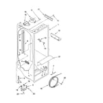 KitchenAid KSRB22FKSS04 side-by-side refrigerator parts ...