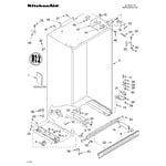 KitchenAid KSSC42FKS02 side-by-side refrigerator parts ...