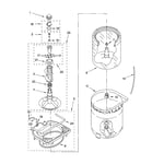 Looking for KitchenAid model KAWS850LE1 washer repair & replacement parts?