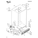 Whirlpool ED5SHAXMB00 side-by-side refrigerator parts | Sears PartsDirect