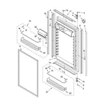 KitchenAid KBLS36FMX01 bottom-mount refrigerator parts ...