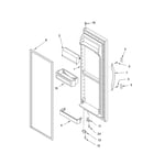 Roper RS25AEXLQ00 sidebyside refrigerator parts Sears PartsDirect