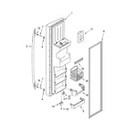 Whirlpool GS6SHEXNB00 side-by-side refrigerator parts | Sears PartsDirect