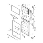 Roper RT14DKXSQ00 top-mount refrigerator parts | Sears PartsDirect