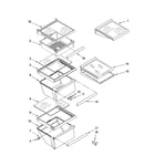 Maytag MSD2658KGW01 sidebyside refrigerator parts Sears PartsDirect