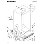 KitchenAid KSRS25RSMS01 side-by-side refrigerator parts | Sears PartsDirect