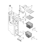 KitchenAid KSRK25FVMK00 sidebyside refrigerator parts Sears Parts