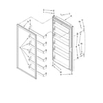 Whirlpool EV201NZRQ01 upright freezer parts | Sears PartsDirect