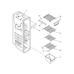 Whirlpool ED5JHEXTQ10 side-by-side refrigerator parts | Sears PartsDirect