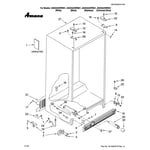 Amana ASD2522WRB01 side-by-side refrigerator parts | Sears PartsDirect