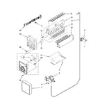 Whirlpool ED5FVAXWL00 sidebyside refrigerator parts Sears PartsDirect