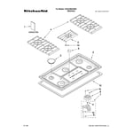 Looking for KitchenAid model KGCK366VSS00 gas cooktop repair