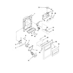 KitchenAid KSRG25FVMS02 side-by-side refrigerator parts ...