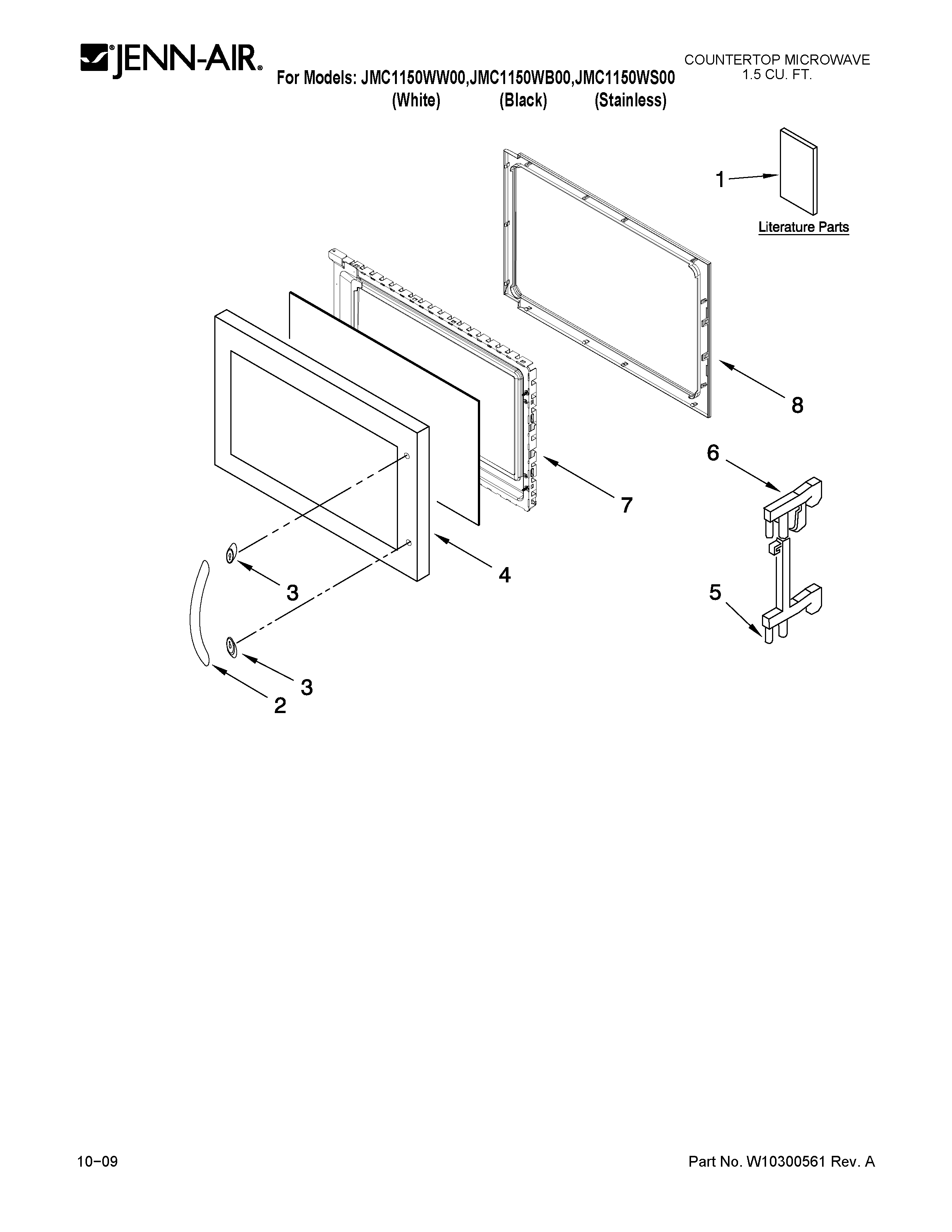 Looking For Jenn Air Model Jmc1150ws00 Built In Microwave Repair