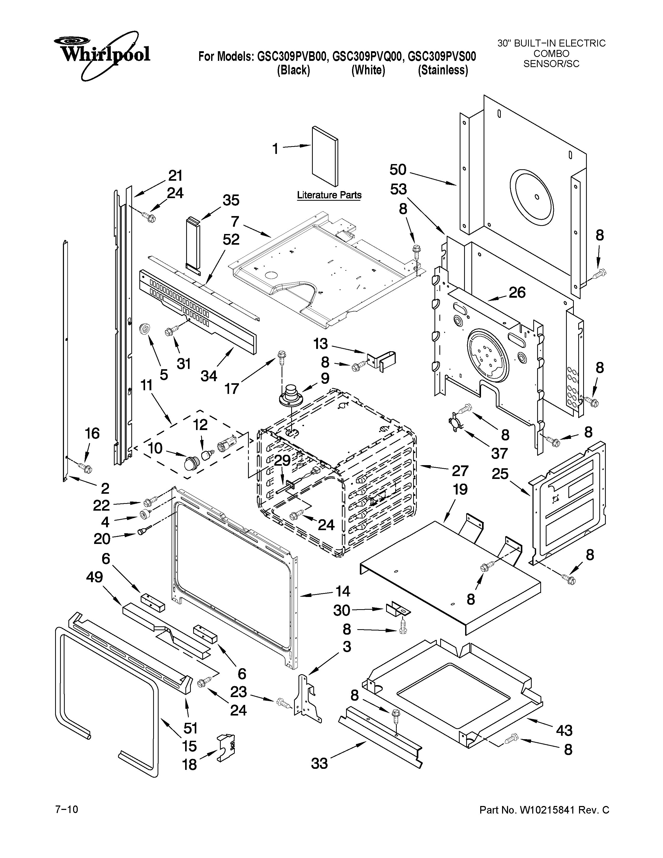 Whirlpool Microwave Parts Diagram - General Wiring Diagram