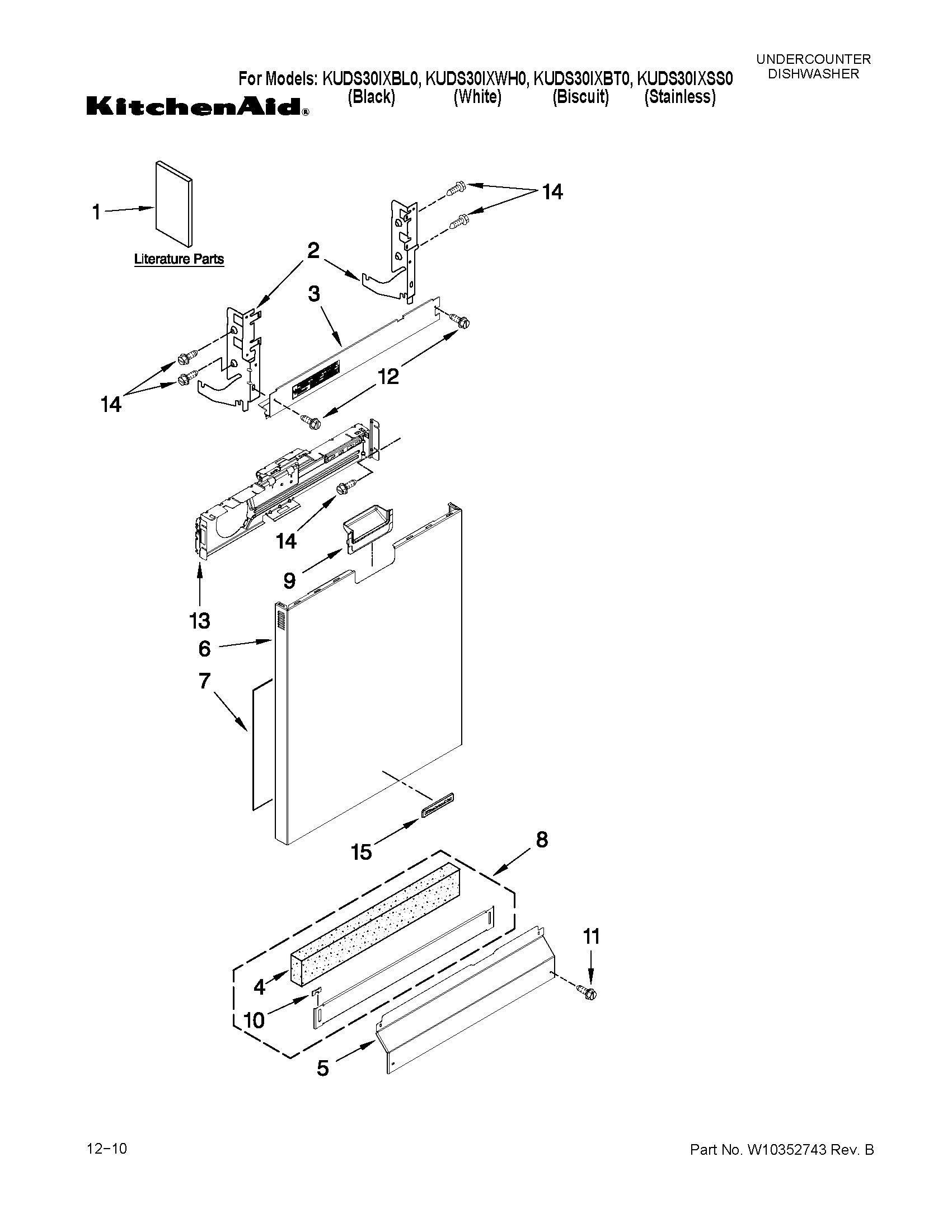 Kitchenaid Repair Parts Dishwasher Besto Blog