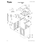 Whirlpool WTW5550XW2 washer parts | Sears Parts Direct