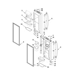 KitchenAid KFIS20XVMS7 bottom-mount refrigerator parts ...