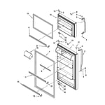 Whirlpool W8TXNGMWQ03 top-mount refrigerator parts | Sears Parts Direct