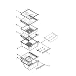 Whirlpool 3WSC19D4XY01 side-by-side refrigerator parts | Sears PartsDirect