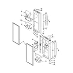 KitchenAid KFIS20XVBL6 bottom-mount refrigerator parts ...