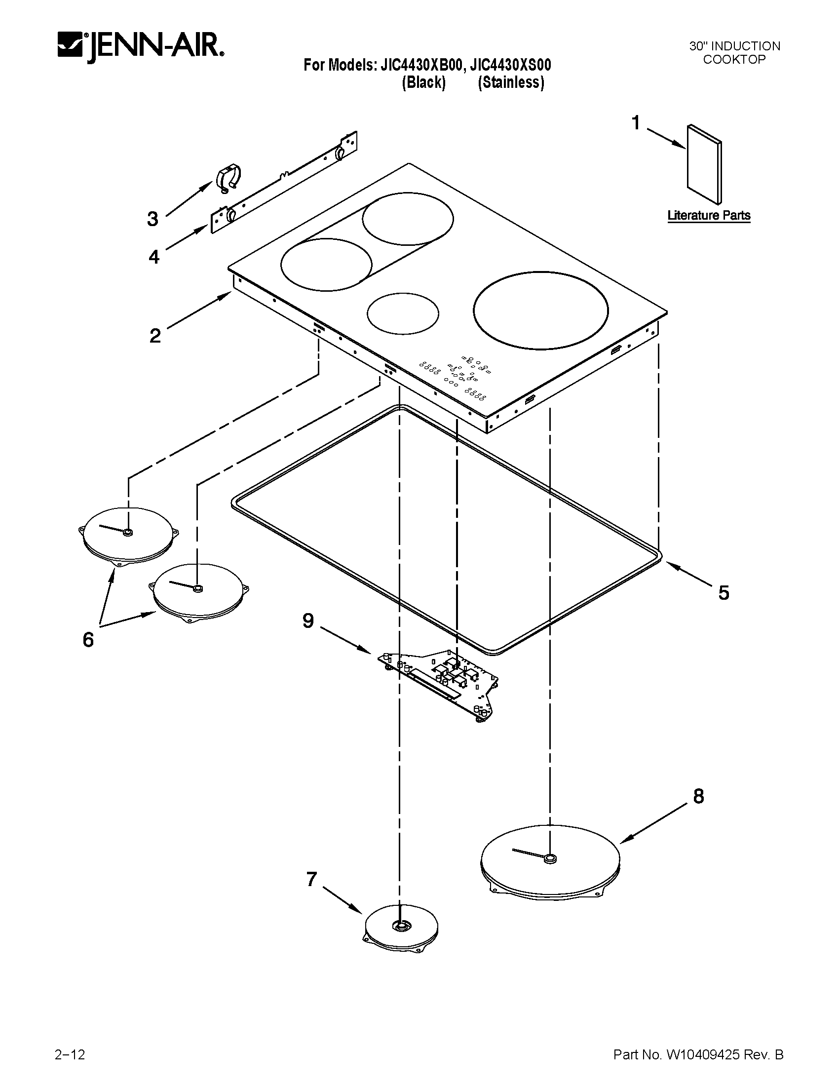 Looking For Jenn Air Model Jic4430xb00 Electric Cooktop Repair