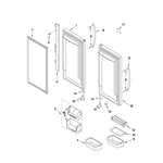 KitchenAid KBFS20EVMS11 bottom-mount refrigerator parts ...