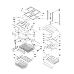 KitchenAid KBFS25EWMS8 bottom-mount refrigerator parts | Sears PartsDirect