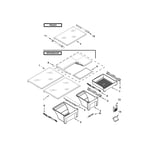 Whirlpool 5VWT59SFYF00 top-mount refrigerator parts | Sears PartsDirect