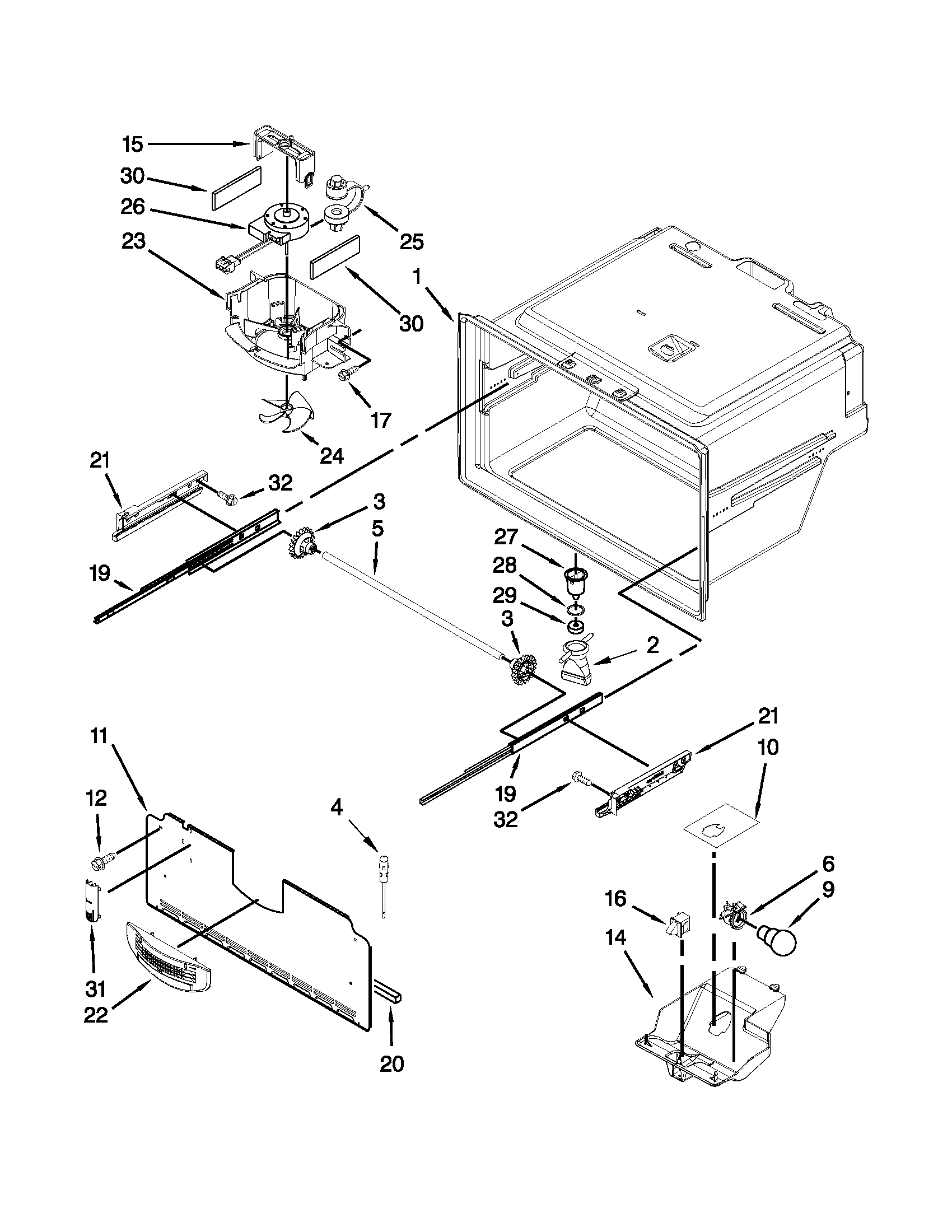 Looking For Kitchenaid Model Kfis20xvms11 Bottom Mount