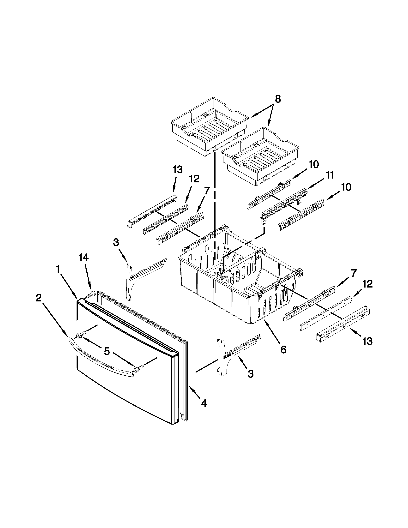 Looking For Kitchenaid Model Kfis20xvms11 Bottom Mount