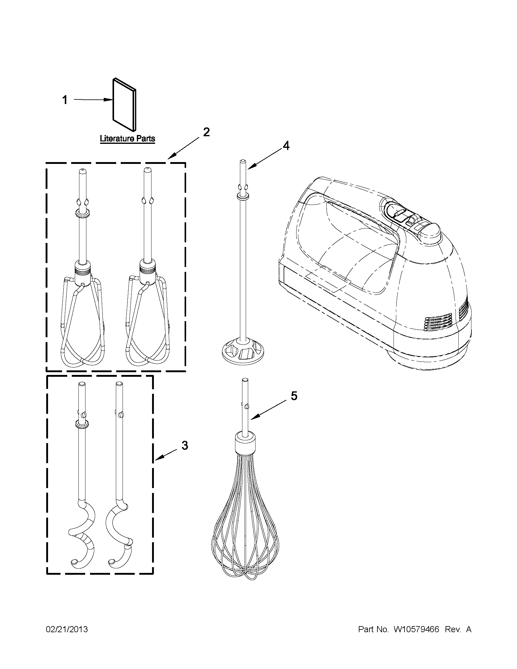 Kitchenaid Hand Mixer Replacement Parts Wow Blog
