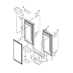 KitchenAid KBFS22EWMS3 bottom-mount refrigerator parts
