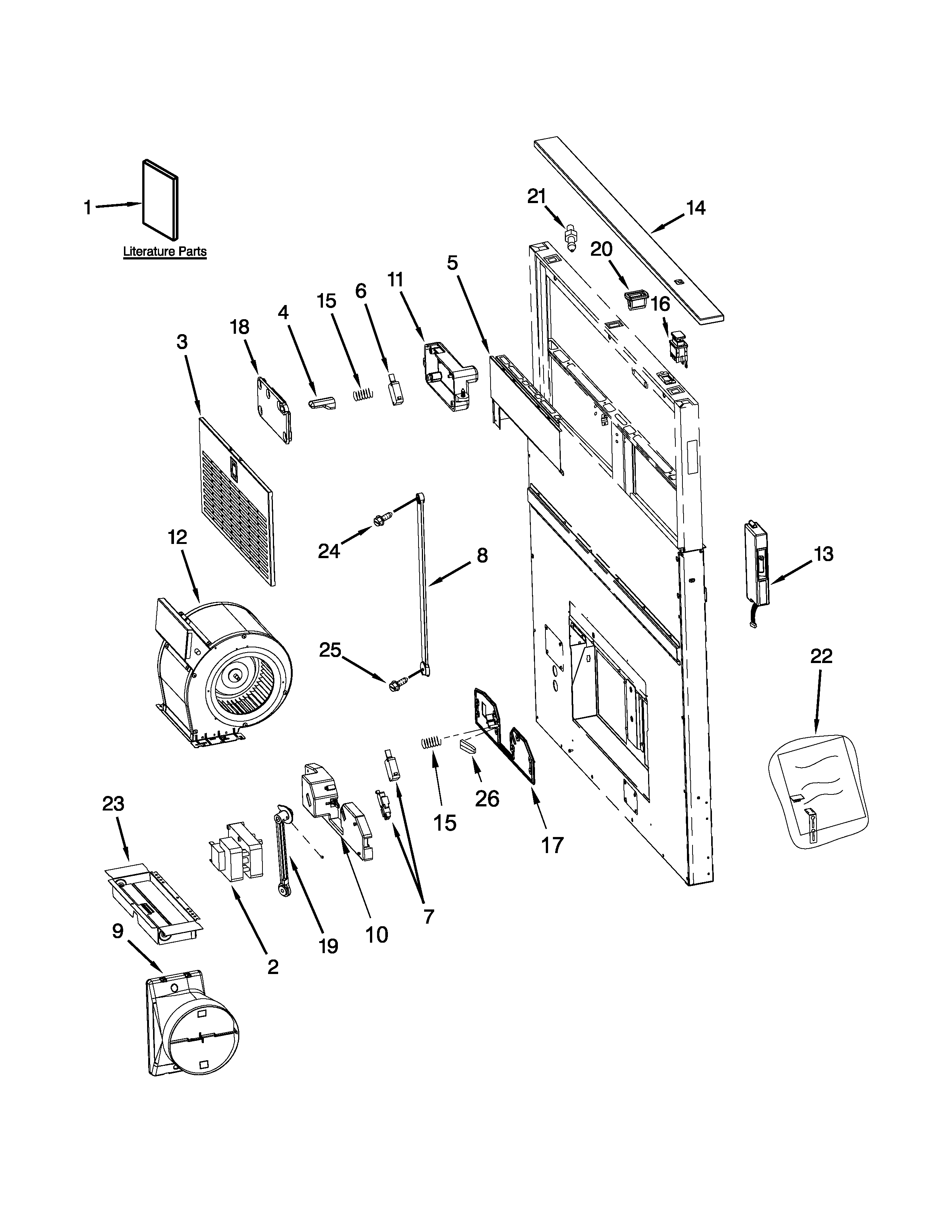 Kitchenaid Model Kxd4630yss0 Vent Systems Downdraft Genuine Parts