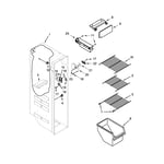 Whirlpool WRS342FIAM02 side-by-side refrigerator parts | Sears PartsDirect