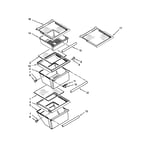 Whirlpool WRS322FDAB05 side-by-side refrigerator parts | Sears PartsDirect