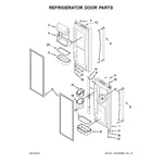 KitchenAid KRFC400ESS00 bottom-mount refrigerator parts ...