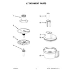Looking for KitchenAid model KFP0722CU0 food processor repair