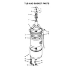 Whirlpool WET4024EW0 laundry center parts | Sears PartsDirect