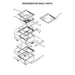 Whirlpool WRS325FDAM04 side-by-side refrigerator parts | Sears PartsDirect