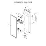 Whirlpool WRS322FNAM00 side-by-side refrigerator parts | Sears PartsDirect