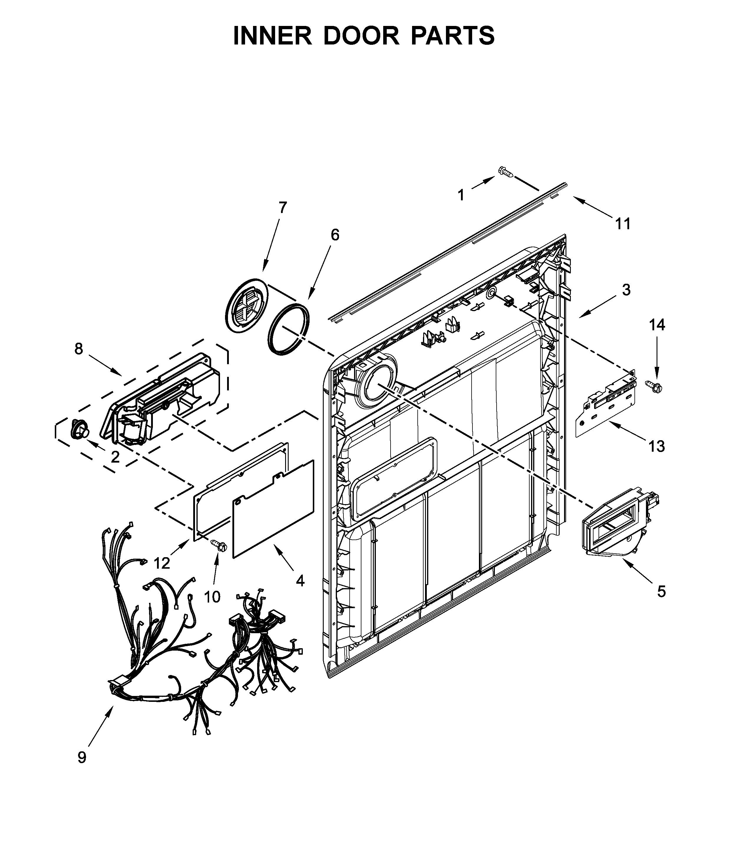 kitchenaid dishwasher model kdte334gps