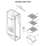 Whirlpool WRS335FDDW00 side-by-side refrigerator parts | Sears PartsDirect
