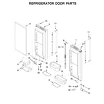 KitchenAid KRFF305ESS02 bottom-mount refrigerator parts ...