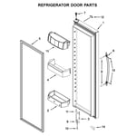 Whirlpool WRS576FIDM01 side-by-side refrigerator parts | Sears PartsDirect