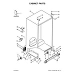 Whirlpool WSF26C3EXF01 side-by-side refrigerator parts | Sears PartsDirect