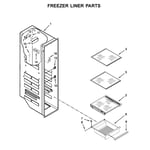 Whirlpool WSF26C3EXF01 side-by-side refrigerator parts | Sears PartsDirect